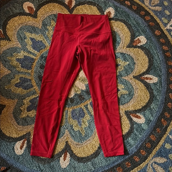 Lululemon Align HR Red Leggings 6 - Picture 1 of 3